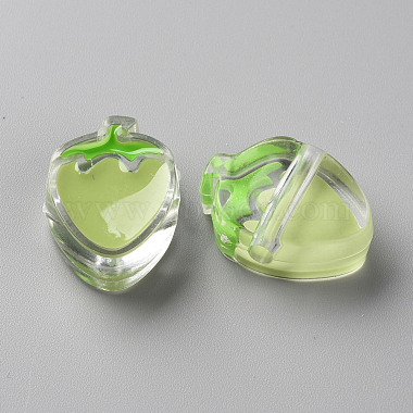 Transparent Enamel Acrylic Beads(TACR-S155-003D)-2