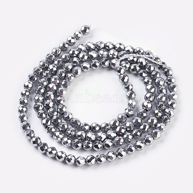 Non-Magnetic Synthetic Hematite Beads Strands(G-G093-3mm)-2