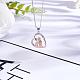 ожерелье с подвеской в виде сердца мать и дочь сидят рядом ожерелье милое ожерелье с полым сердцем подвески ювелирные изделия подарки для женщин день матери рождество день рождения годовщина(JN1099A)-3