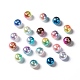 Rainbow ABS Plastic Imitation Pearl Beads(X-OACR-Q174-4mm-M)-1