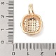 Brass Micro Pave Cubic Zirconia Pendants(KK-S388-15G)-3