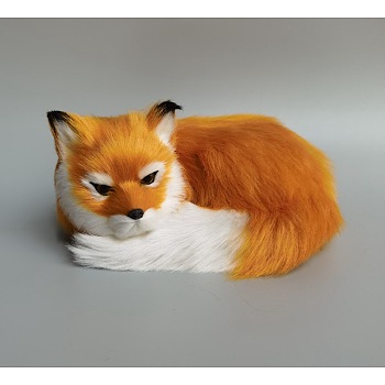 Faux Fur Simulation Fox Ornaments, Pretending Prop Decorations, Peru, 80x190mm