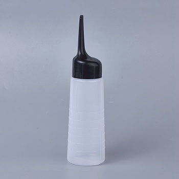 Graduated Plastic Squeezing Bottle, Clear, 20.8cm, Bottle: 14.2x5.4cm, Capacity: 150ml(5.07 fl. oz)