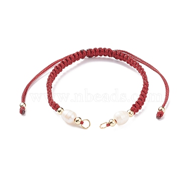 Dark Red Polyester Bracelets