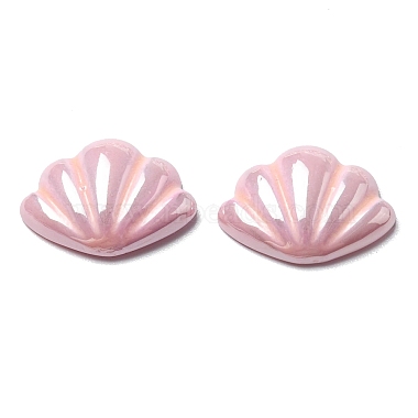 Pink Shell Shape Resin Beads