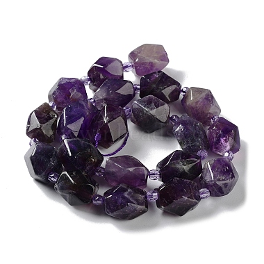 Natural Amethyst Beads Strands(G-C182-16-01)-3