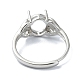 Adjustable 925 Sterling Silver Ring Components(STER-K179-20P)-3