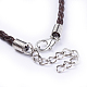 Trendy Braided Imitation Leather Necklace Making(X-NJEW-S105-002)-4