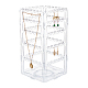 360 Degree Plastic Rotating Jewelry Organizer Display Stands(EDIS-WH0022-11A)-1