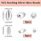10Pcs 2 Size 925 Sterling Silver Beads(STER-BBC0001-99)-2
