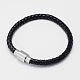 Braided Leather Cord Bracelets(BJEW-I199-07)-1