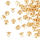 50Pcs Brass Bead Cap Bails(KK-HY0003-03)-1