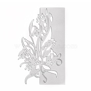 Carbon Steel Cutting Dies Stencils, for DIY Scrapbooking/Photo Album, Decorative Embossing DIY Paper Card, Flower, Matte Coffee Golden, 14.5x8.9x0.08cm(DIY-P011-45)