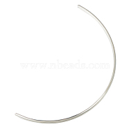1Pc 925 Sterling Silver Rectangle Flat Wire, with 2Pcs Suede Fabric Square Silver Polishing Cloth, for Rings Bangles Jewelry Maknig, 102x3x1.4mm(STER-BBC0005-64B)