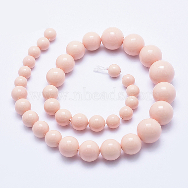 Electroplate Shell Pearl Beads Strands(BSHE-G007-C-03)-2
