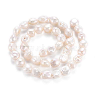 Natural Keshi Pearl Beads Strands(PEAR-S020-T01)-3