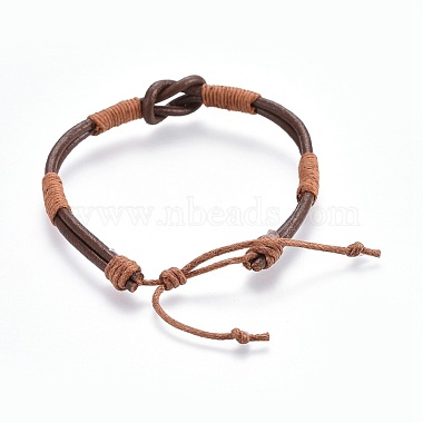 Cowhide Leather Cords Bracelets(BJEW-JB04132-02)-2