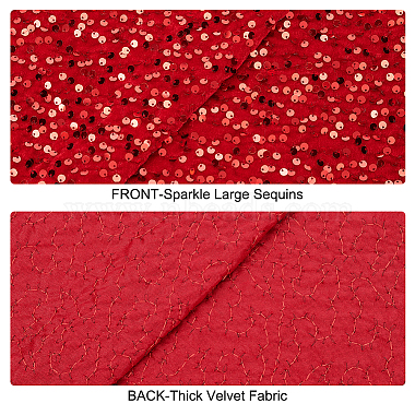 Stretch Sequin Polyester Fabric(DIY-WH0502-50B)-4