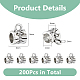 200Pcs Tibetan Style Alloy Tube Bails(FIND-DC0005-76)-2