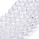verre transparent perles brins(X-GLAA-G013-4mm-72)-1