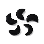 Natural Obsidian Beads, Half Moon, 16x11~12x4~4.5mm, Hole: 1~1.2mm(G-NH0001-01F)