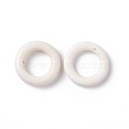 Natural White Agate Beads, Disc/Donut, 12x2mm, Hole: 7mm(G-C247-06D)