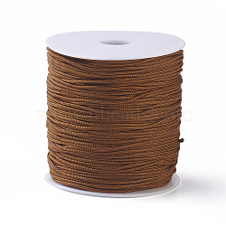 Polyester Thread, Sienna, 1.5mm, about 153.1 yards(140m)/roll(NWIR-F009-1.5mm-19)