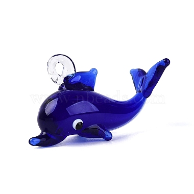 Handmade Lampwork Pendants(LAMP-N034-23A)-1