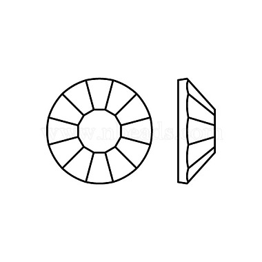 Preciosa® Kristall-Hotfix-Flatback-Steine(Y-PRC-HSS8-20020)-3