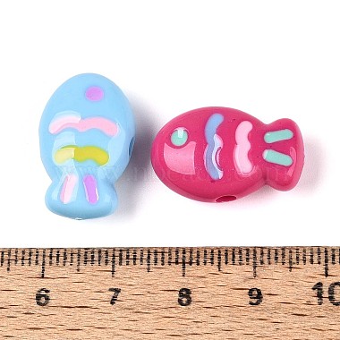Opaque Acrylic Beads(OACR-N152-08)-3