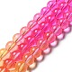 Dyed & Heated Synthetic Quartz Beads Strands(G-P502-01B-05)-1