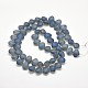 Frosted Electroplate Glass Shell Beads Strands(X-EGLA-M002-B01)-2