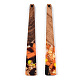 Translucent Resin & Walnut Wood Big Pendants(RESI-TAC0017-46-D03)-2