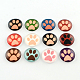 Half Round/Dome Dog Paw Print Photo Glass Flatback Cabochons for DIY Projects(GGLA-Q037-12mm-08)-1