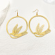 201 boucles d'oreilles dangle en acier inoxydable(FS-WG439CD-02)-1