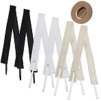 12Pcs 3 Colors Adjustable Polyester Sweat Band for Hat Accessories, Mixed Color, 600~610x30x1.5mm(FIND-GA0004-67)