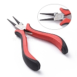 Red Carbon Steel Round Nose Pliers(PT-S035)