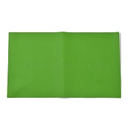 Imitation Leather, Garment Accessories, Lime Green, 34x20x0.08cm(DIY-WH0060-01O)