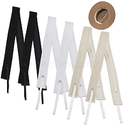 12Pcs 3 Colors Adjustable Polyester Sweat Band for Hat Accessories, Mixed Color, 600~610x30x1.5mm(FIND-GA0004-67)