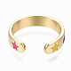 Brass Enamel Cuff Rings(RJEW-S045-075-NR)-5