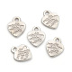 Ideas for Valentines Day Gifts Tibetan Style Alloy Pendants(TIBEP-LF0004Y-P)-1