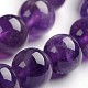 Round Natural Amethyst Gemstone Bead Strands(G-J333-01-8mm)-1