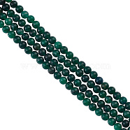 2 Strands Natural Emerald Quartz Beads Strands, Round, 6.5mm, Hole: 0.8mm, about 64pcs/strand, 15.55 inch(39.5cm)(G-GO0001-32)