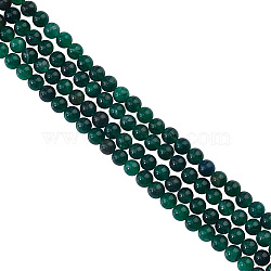 2 Strands Natural Fuchsite Beads Strands, Round, 6.5mm, Hole: 0.8mm, about 64pcs/strand, 15.55 inch(39.5cm)(G-GO0001-32)