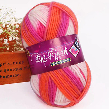 Wool Yarn, for Weaving, Knitting & Crochet, Colorful, 2.5mm