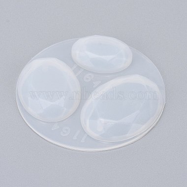 Moule ovale pendentif en silicone(X-DIY-F060-01)-3