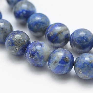 Chapelets de perles en lapis-lazuli naturel(G-E489-01-8mm)-3