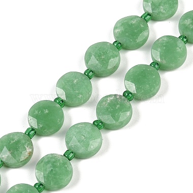 hebras de cuentas de jade verde natural(G-C116-A12-01)-2