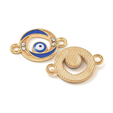 Alloy Blue Enamel Connector Charms(ENAM-S003-02A)-2