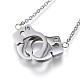 304 Stainless Steel Pendant Necklaces(NJEW-N0071-12P)-1
